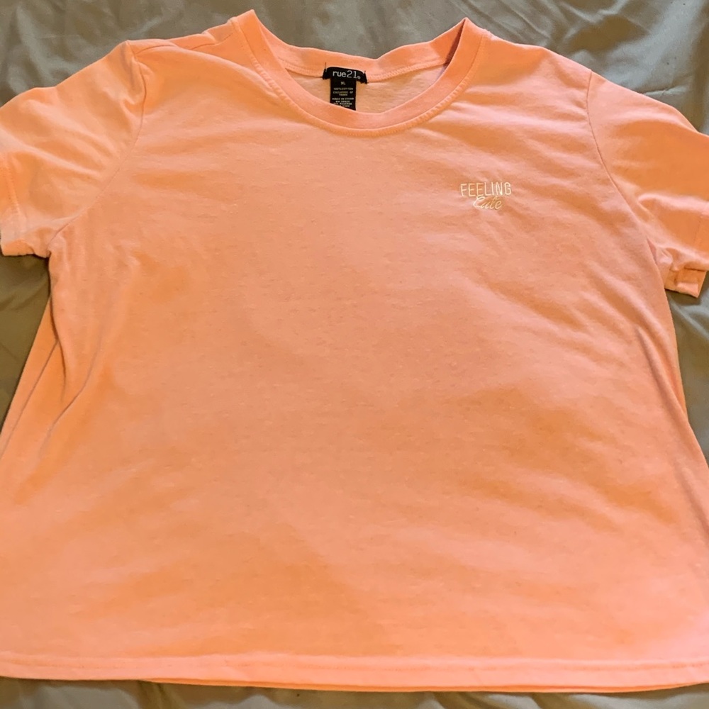 pink 100% cotton crop top